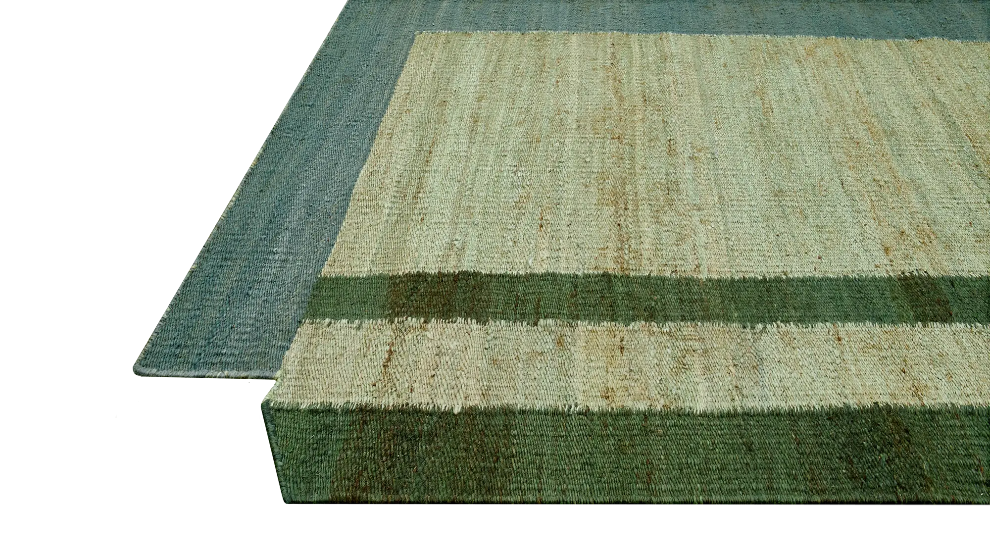 фото ковра DHURRIE Light Turquoise/Green Blue Slate от магазина HandsGallery