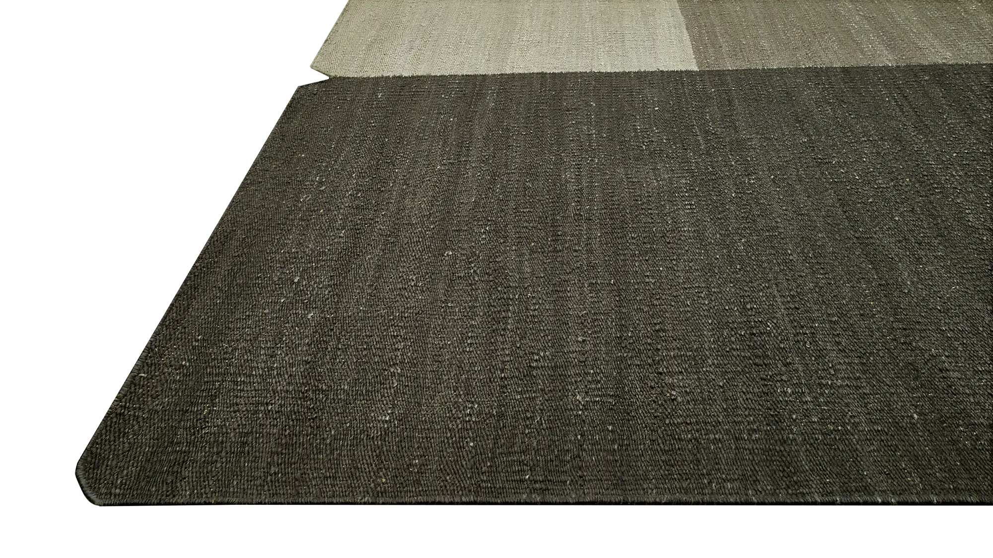 фото ковра DHURRIE Black Olive/Nickel от магазина HandsGallery