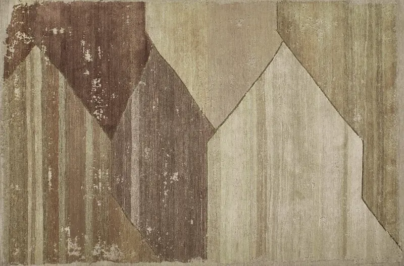 HandsGallery Ковры, созданные вручную GEOMETRIA Beige/Classic Gray