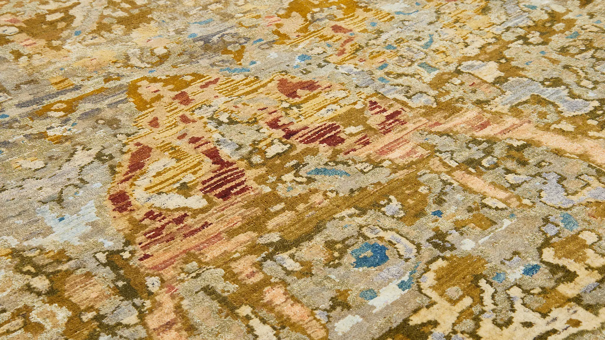 фото ковра HERITAGE AJ-501-SIL-GRN от магазина HandsGallery