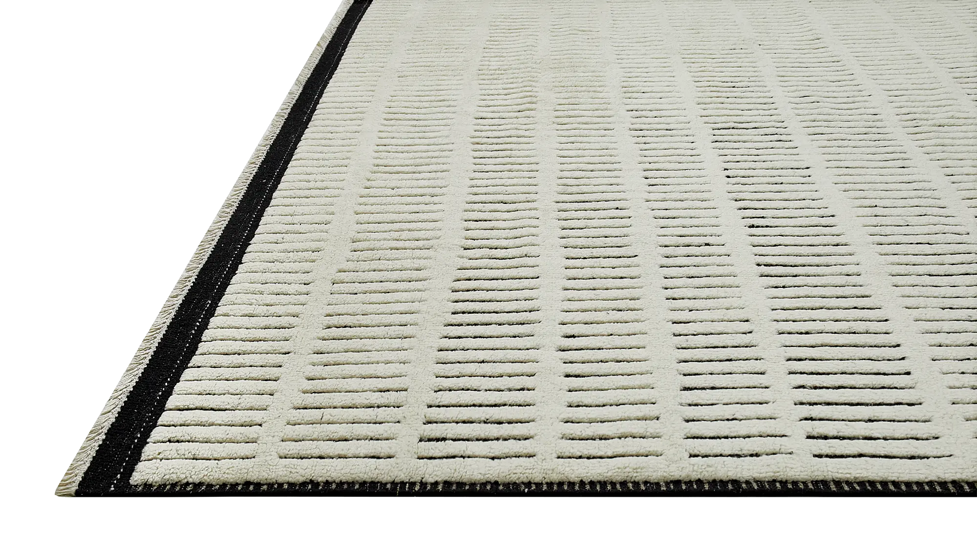 фото ковра HEDEBY Undyed White/Ebony от магазина HandsGallery