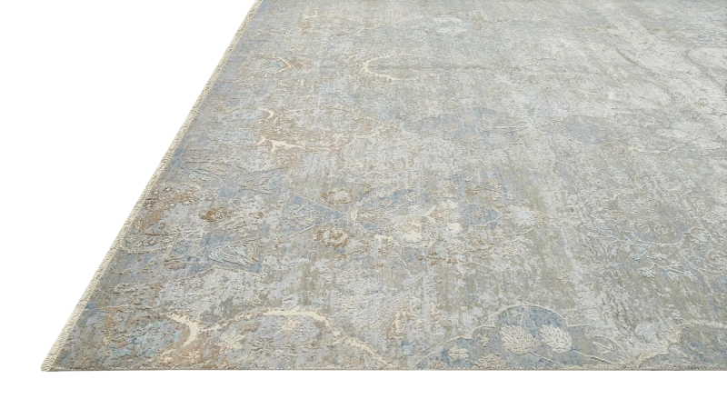 HandsGallery Ковры, созданные вручную HERITAGE ED-19 Grey Blue