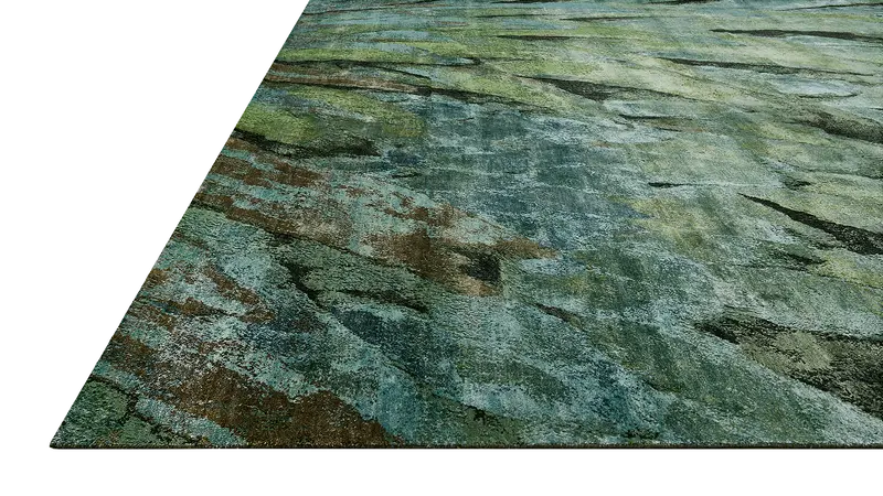 HandsGallery Ковры, созданные вручную ABSTRACTIO Feather/Green H