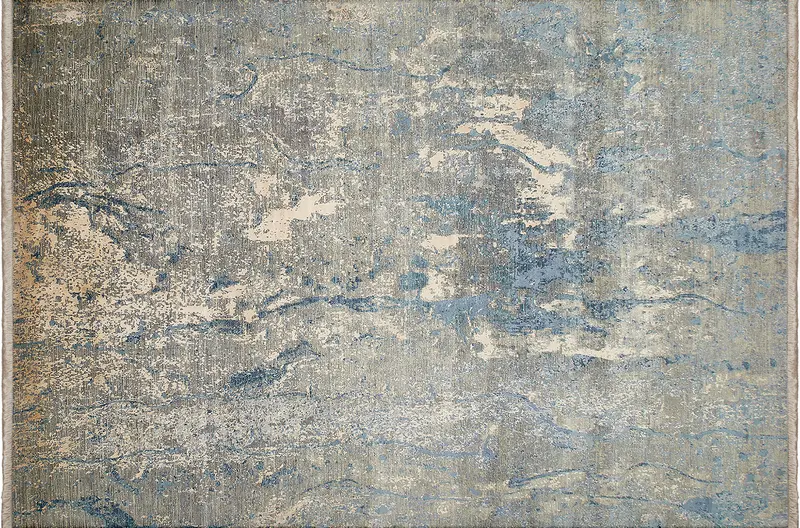 HandsGallery Ковры, созданные вручную ABSTRACTIO 1761-GRY-BLU-IVR