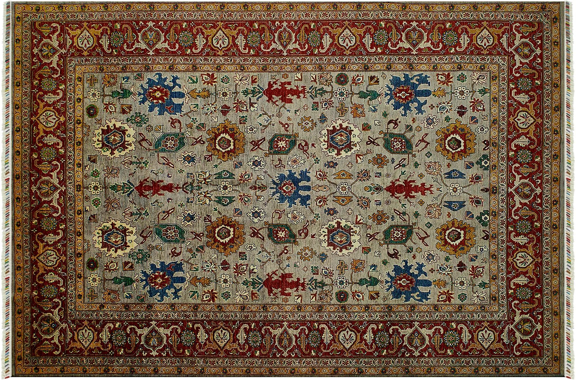 фото ковра TIMELESS 265-GRY-RED от магазина HandsGallery