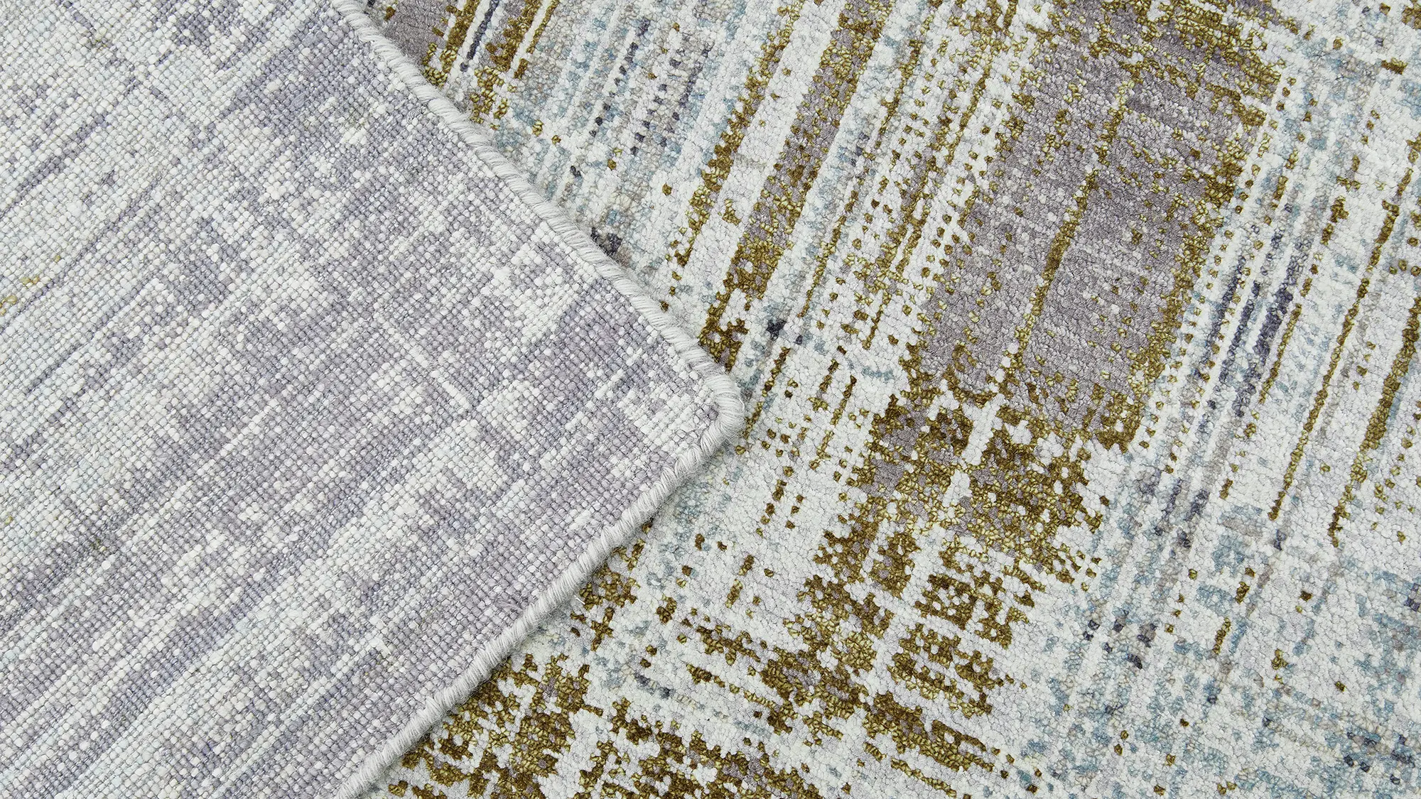 фото ковра ABSTRACTIO PJ-52.1 GREY GOLD от магазина HandsGallery