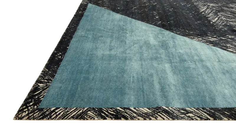 HandsGallery Ковры, созданные вручную GEOMETRIA White/Ebony