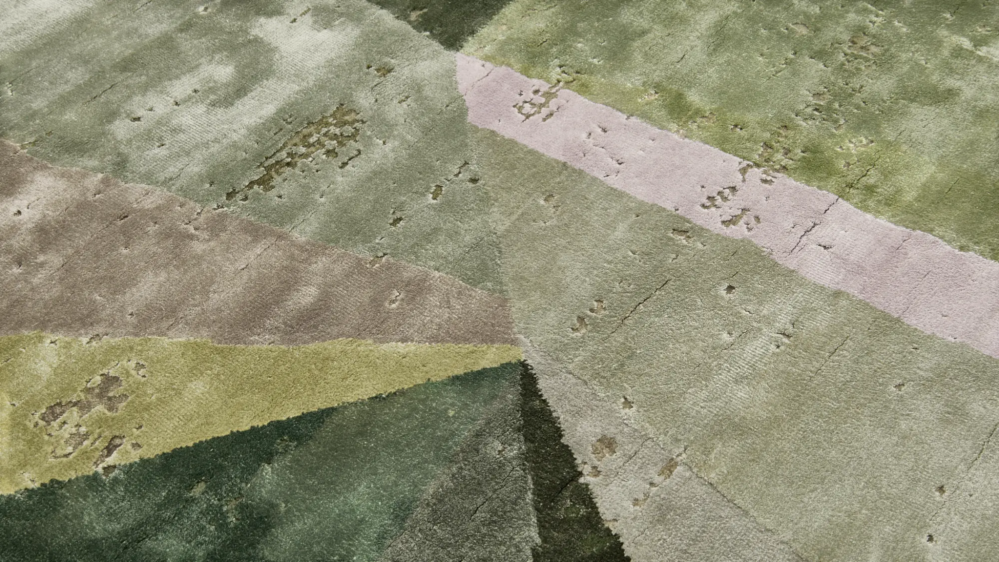 фото ковра ABSTRACTIO Pine Needle/Medium Sea Green от магазина HandsGallery