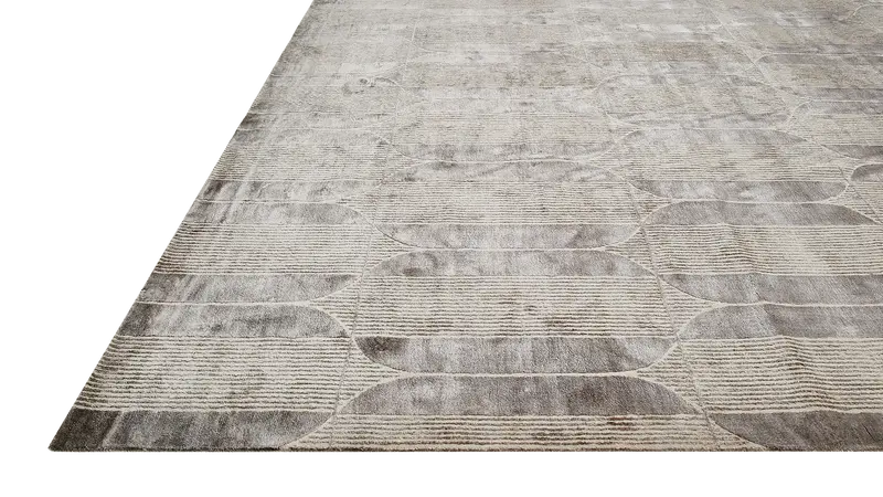 HandsGallery Ковры, созданные вручную GEOMETRIA ZRP-244 Antique White Burnt Silver