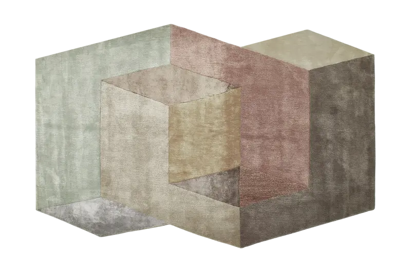 HandsGallery Ковры, созданные вручную FIGURE Medium Gray/Pale Aubergine