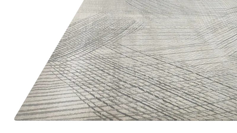 HandsGallery Ковры, созданные вручную ABSTRACTIO RSS-637 Antique White Steel Grey