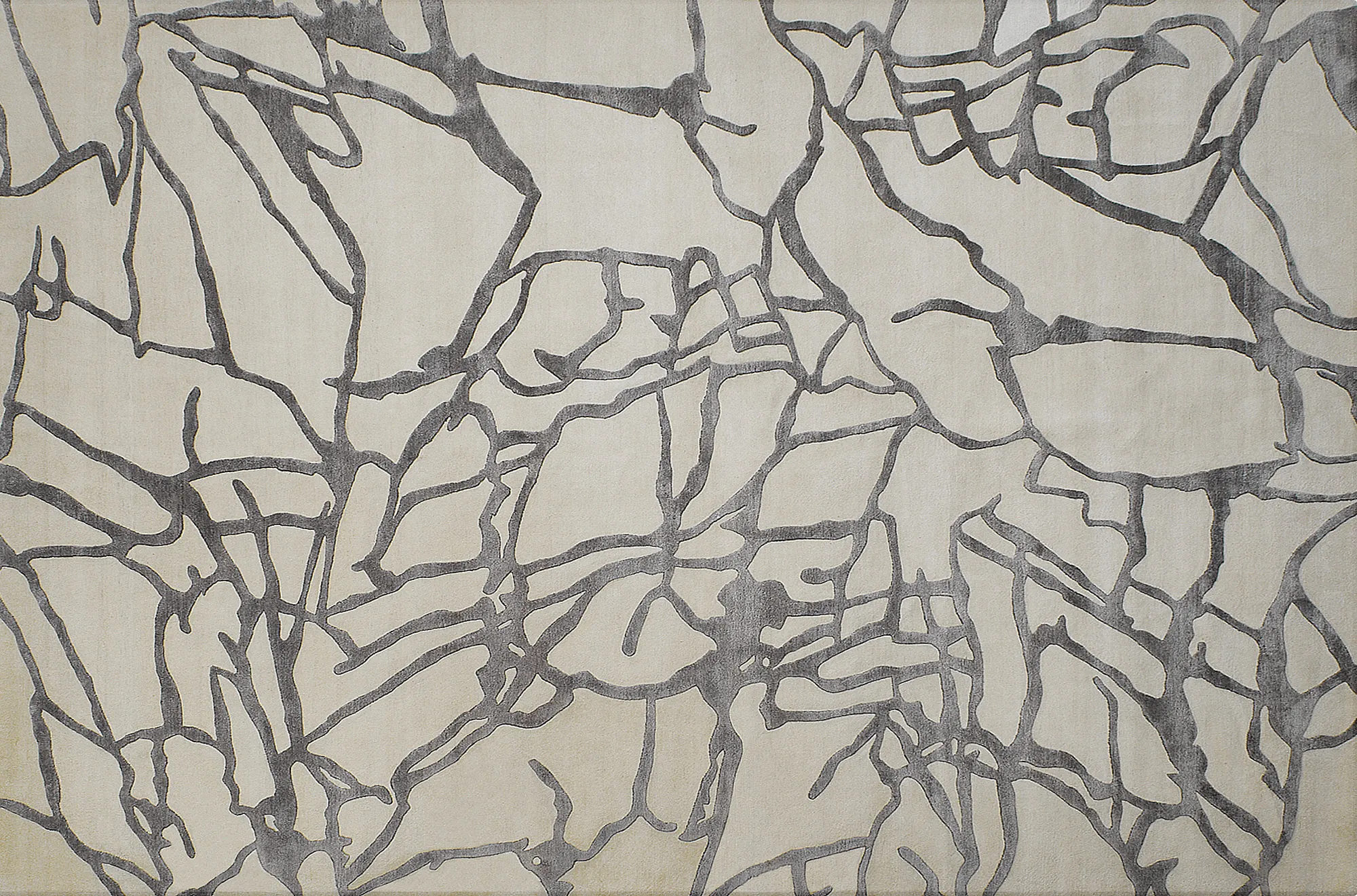 фото ковра ABSTRACTIO 62-WHITE-GREY от магазина HandsGallery