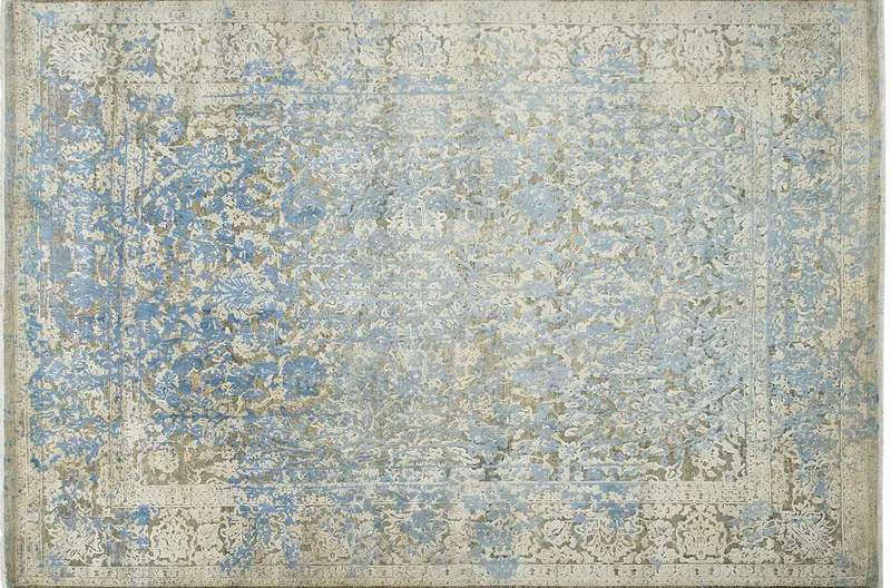HandsGallery Ковры, созданные вручную HERITAGE 2151-BLU-IVR-BRN