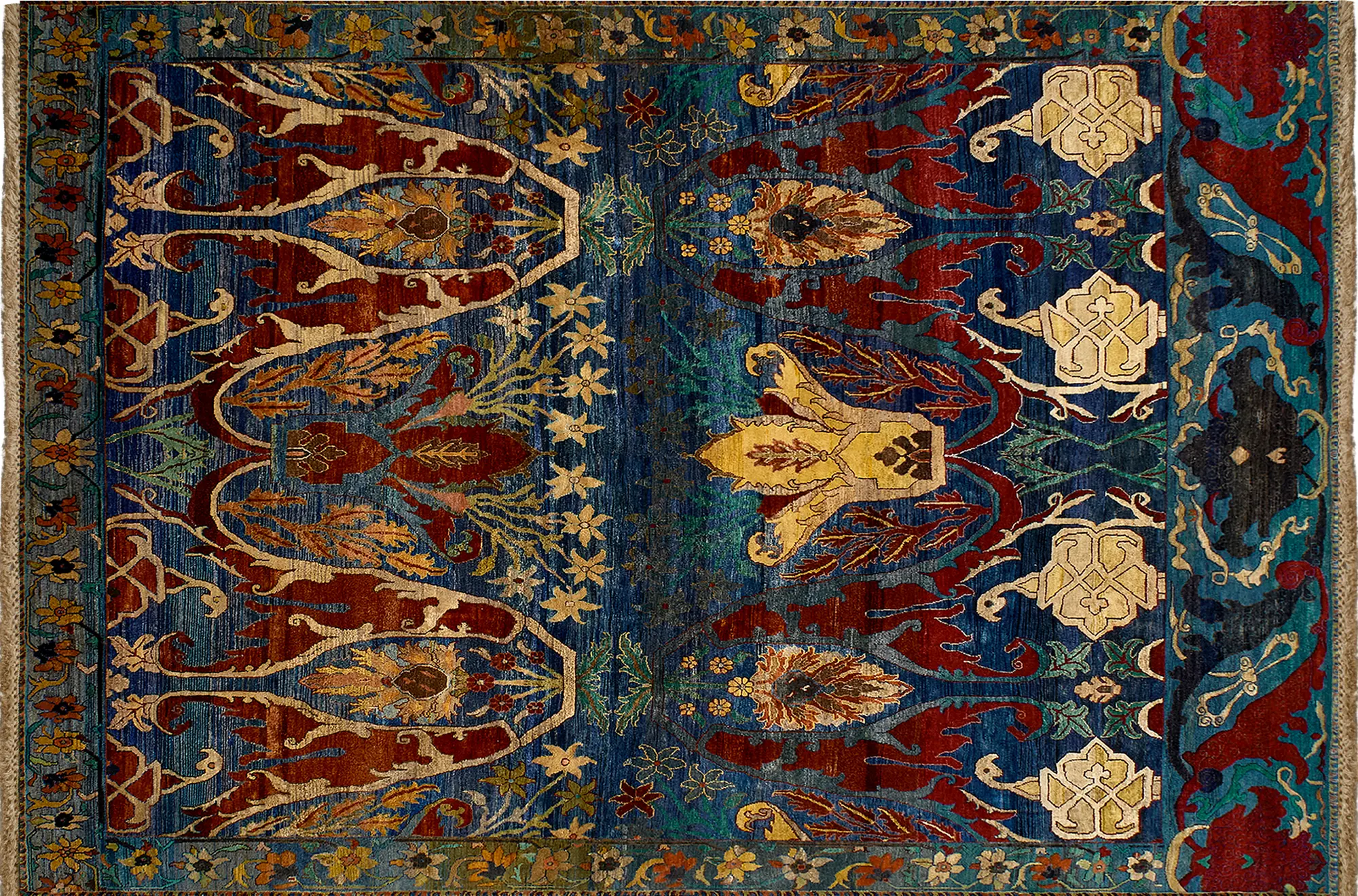 фото ковра HERITAGE AC-228-INDIGO-RED от магазина HandsGallery