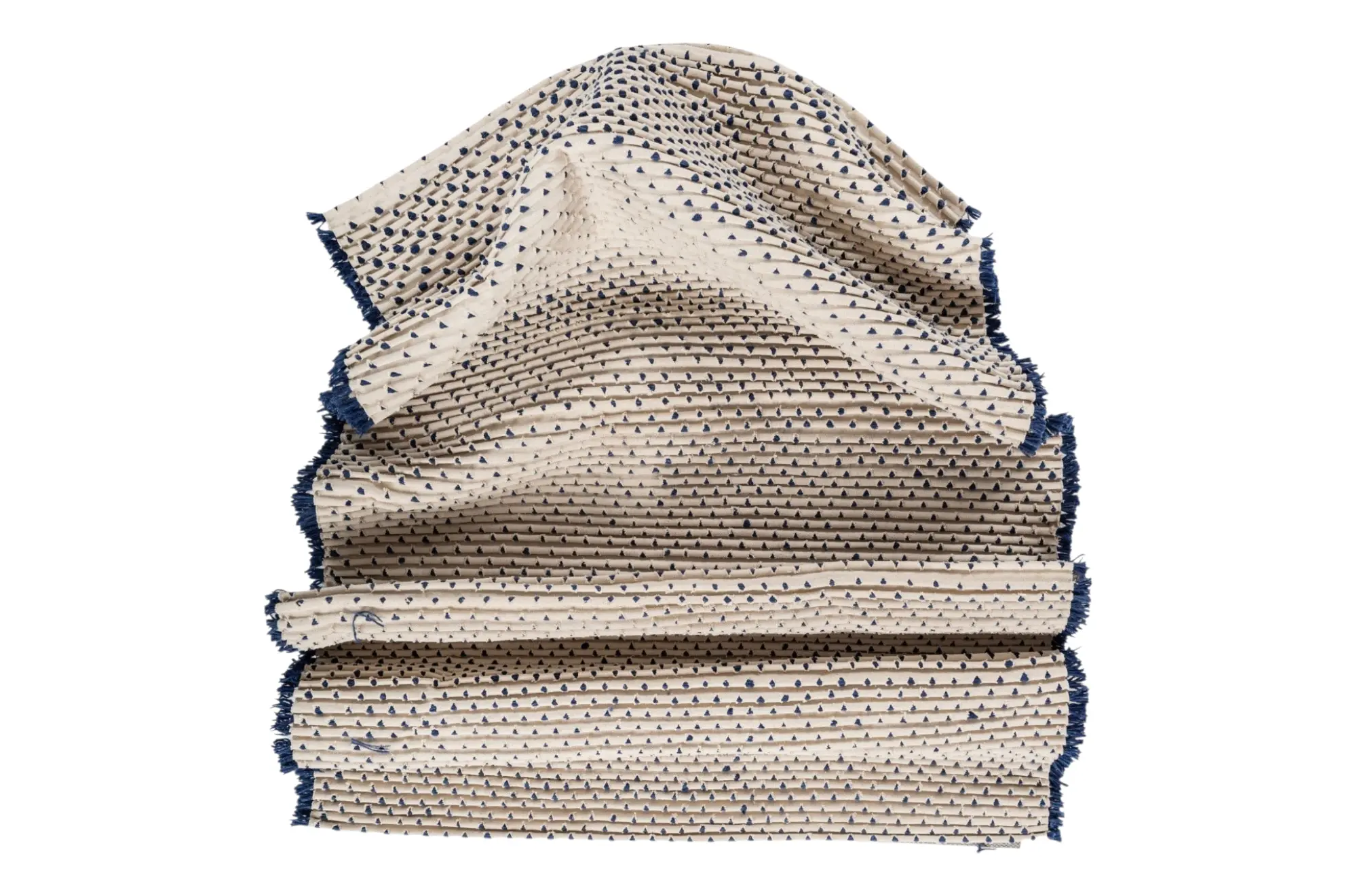 фото ковра WALLART Undyed White/Navy Blue от магазина HandsGallery