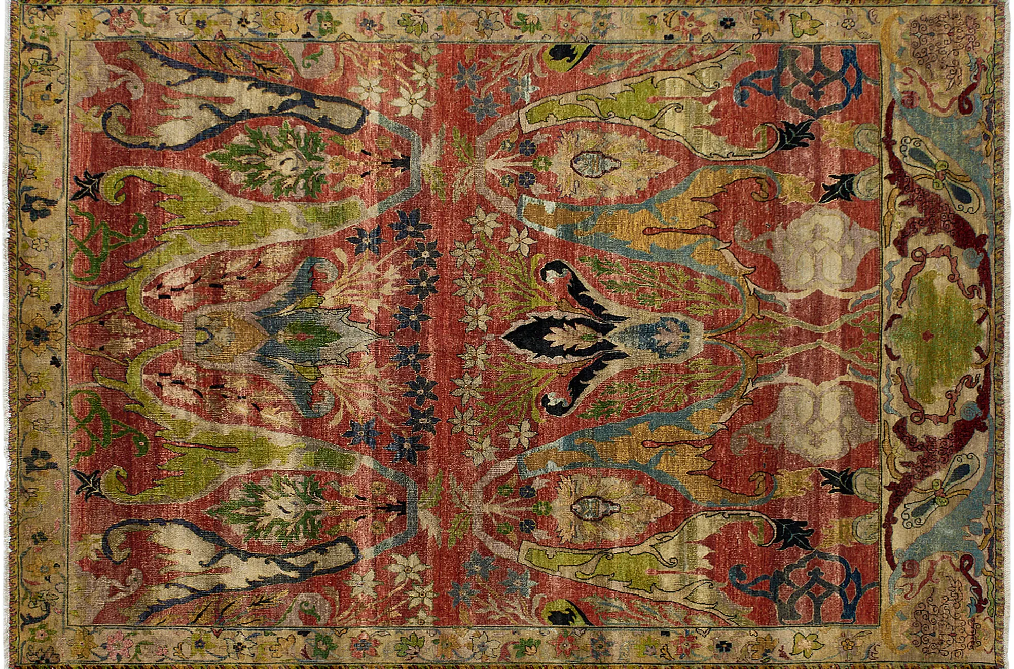 фото ковра HERITAGE AC-228-CRIMSON-LIME от магазина HandsGallery