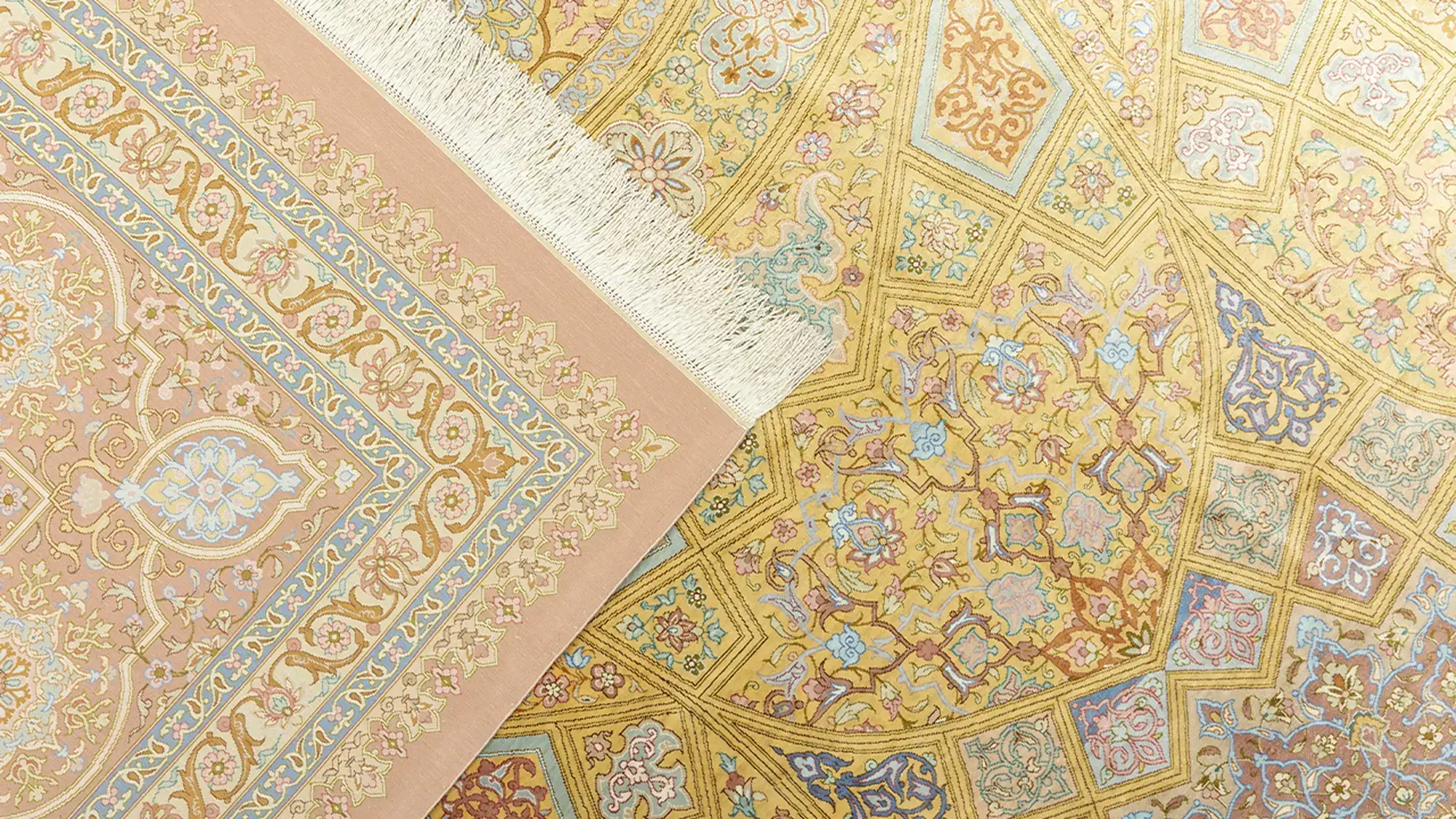 фото ковра TIMELESS Qum (Ghombad) 13-70 мастерская Мустафазадэ от магазина HandsGallery