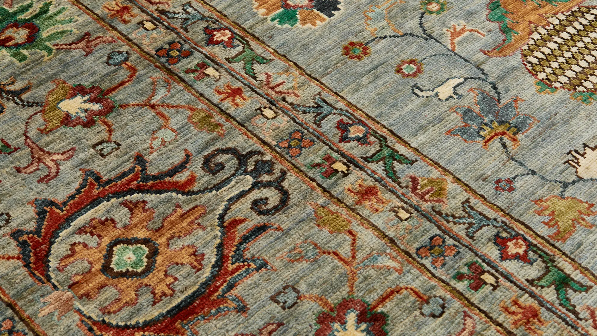 фото ковра TIMELESS 254-GRY-BLU от магазина HandsGallery