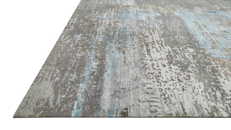 HandsGallery Ковры, созданные вручную ABSTRACTIO 6598-BLU-YELLOW