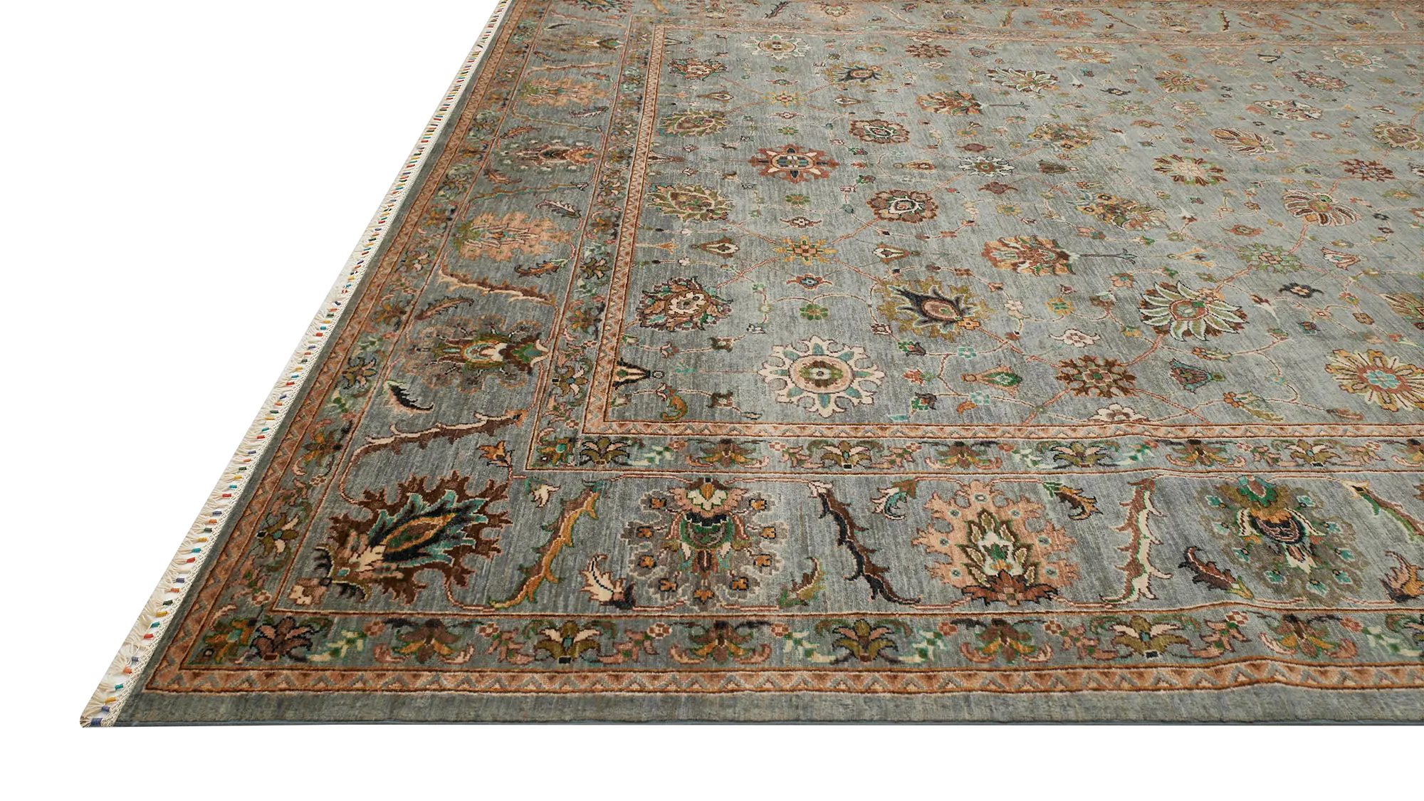 фото ковра TIMELESS 257-GRY-BLU от магазина HandsGallery