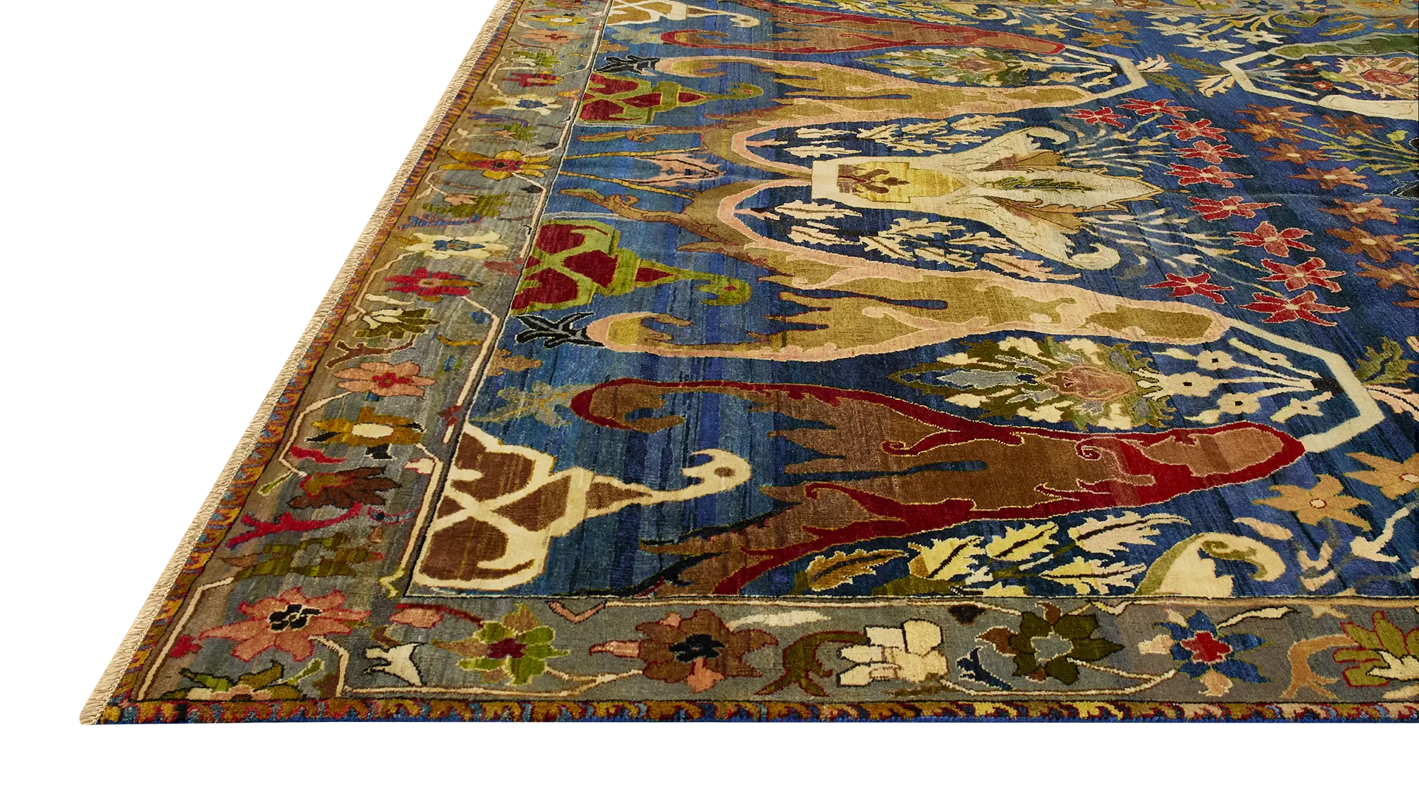 фото ковра HERITAGE AC-228-BLU-BGE от магазина HandsGallery