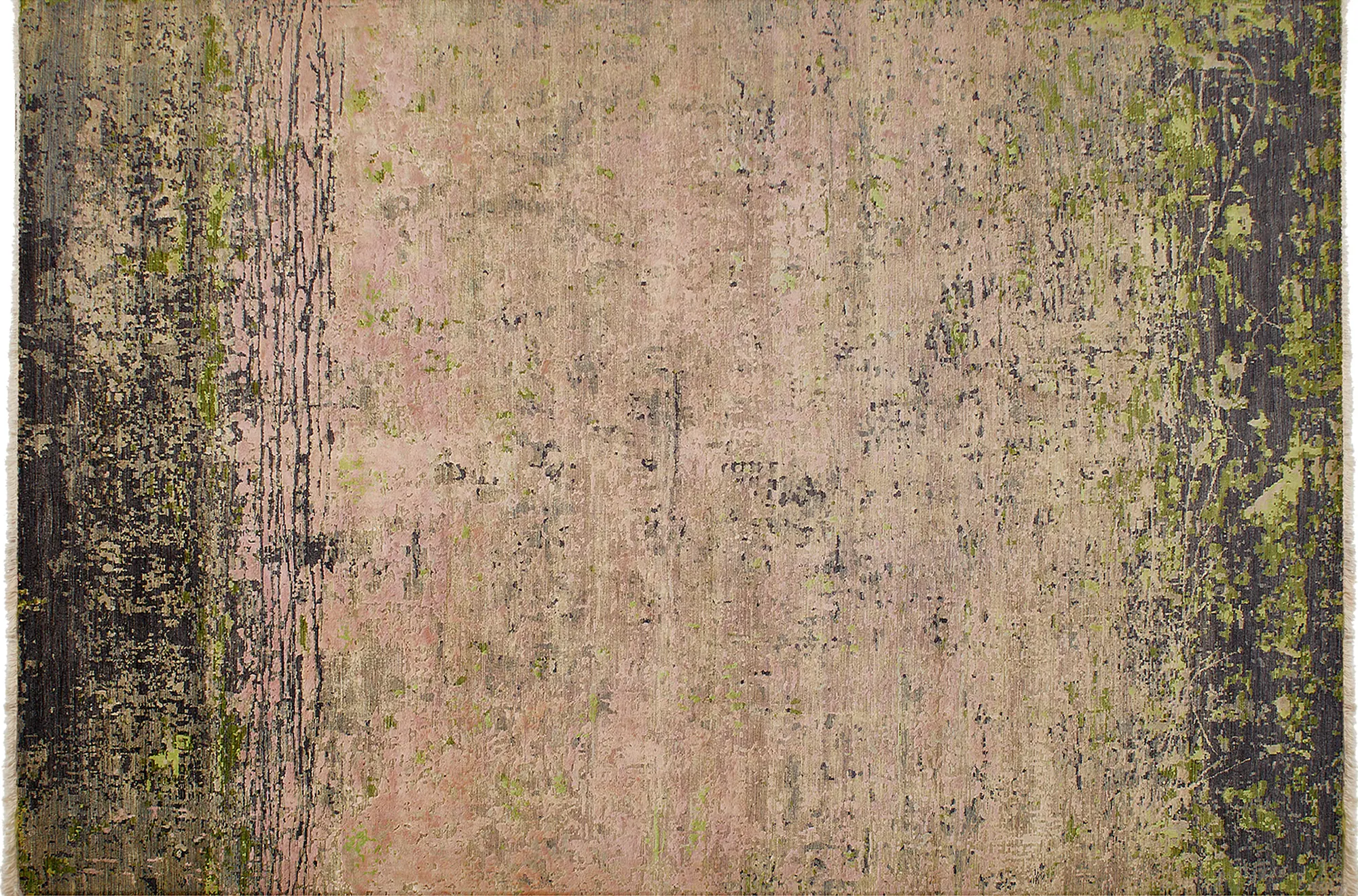 фото ковра ABSTRACTIO 755-IVR-BLK-GRN от магазина HandsGallery