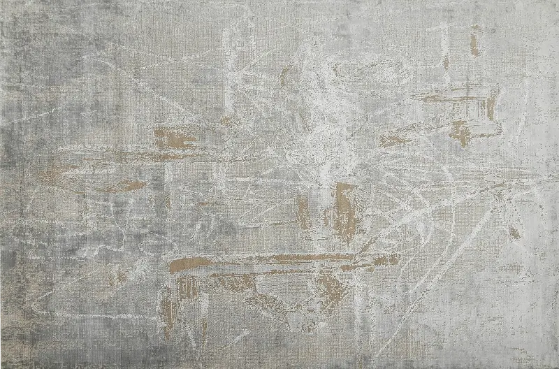 HandsGallery Ковры, созданные вручную ABSTRACTIO Frost Gray/Silver