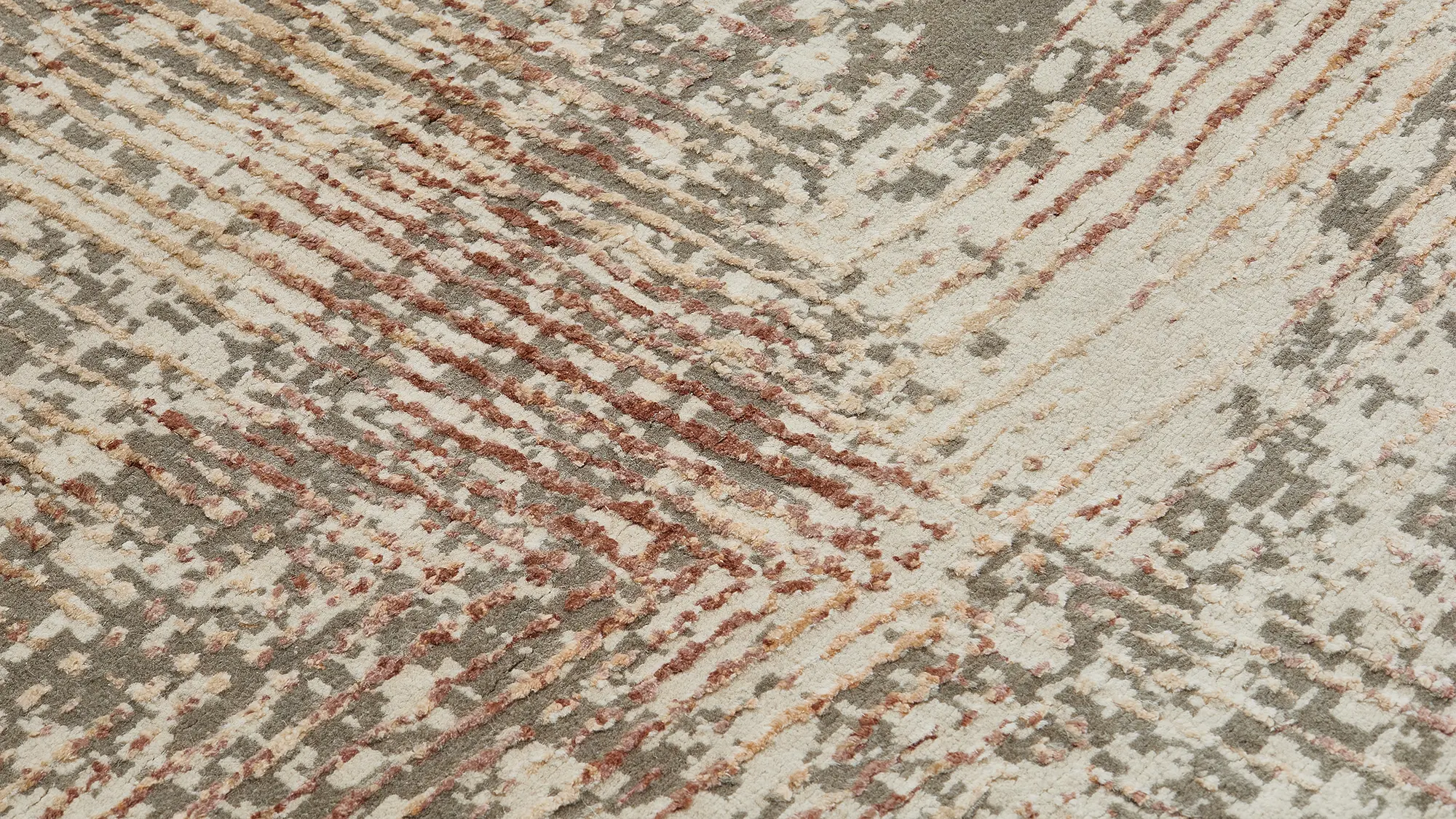 фото ковра ABSTRACTIO GRS-128 Antique White Rust от магазина HandsGallery